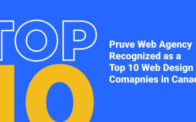 Pruve Web Agency Recognized as a Top 10 Web Design Agency